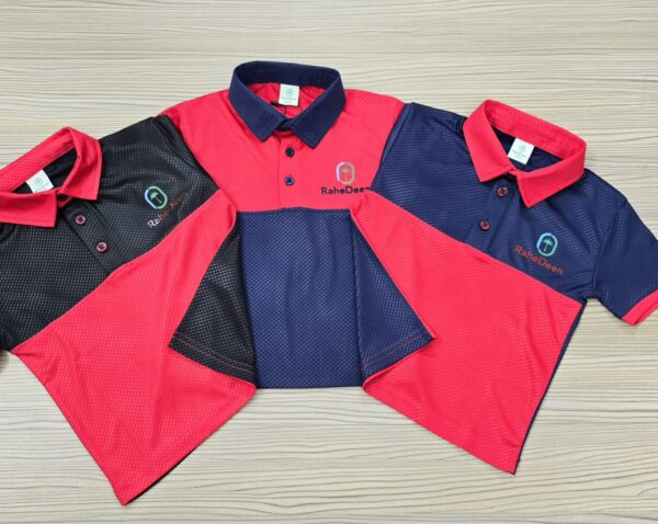 Kids Polo T-Shirt (BLUE) - Image 2